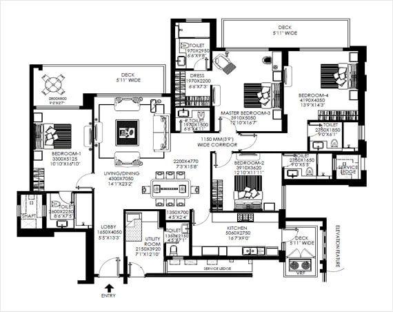 ACE Starlit floor plans